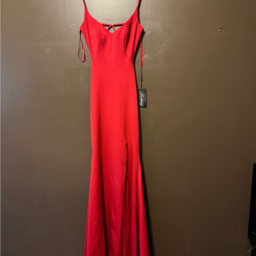 La Femme V-Neckline Sheath Dress 28567
